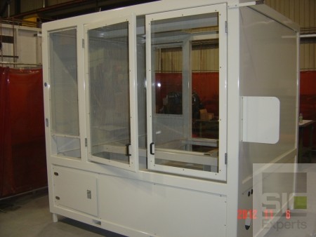 Cabine cellule robotique sur mesure SIC28578