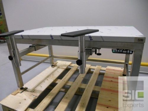 Table inox ergonomique reglable en hauteur SIC31928